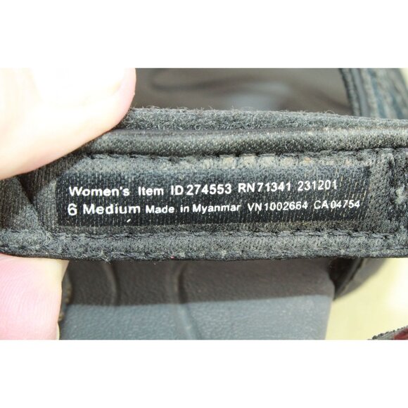 LL Bean Black Nylon Boothbay Sport Hiking Sandals Size 6 M - Picture 8 of 8